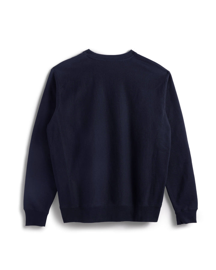 Birdwell License Plate Crew Sweatshirt - NAVY - Sun Diego Boardshop