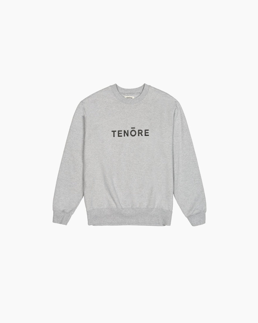 Tenore Logo Fleece Crewneck - HEATHER GREY - Sun Diego Boardshop