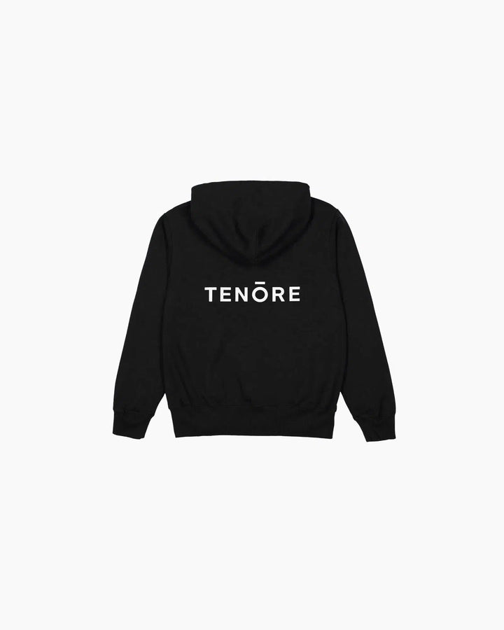 Tenore Logo Fleece Hoodie - BLACK - Sun Diego Boardshop