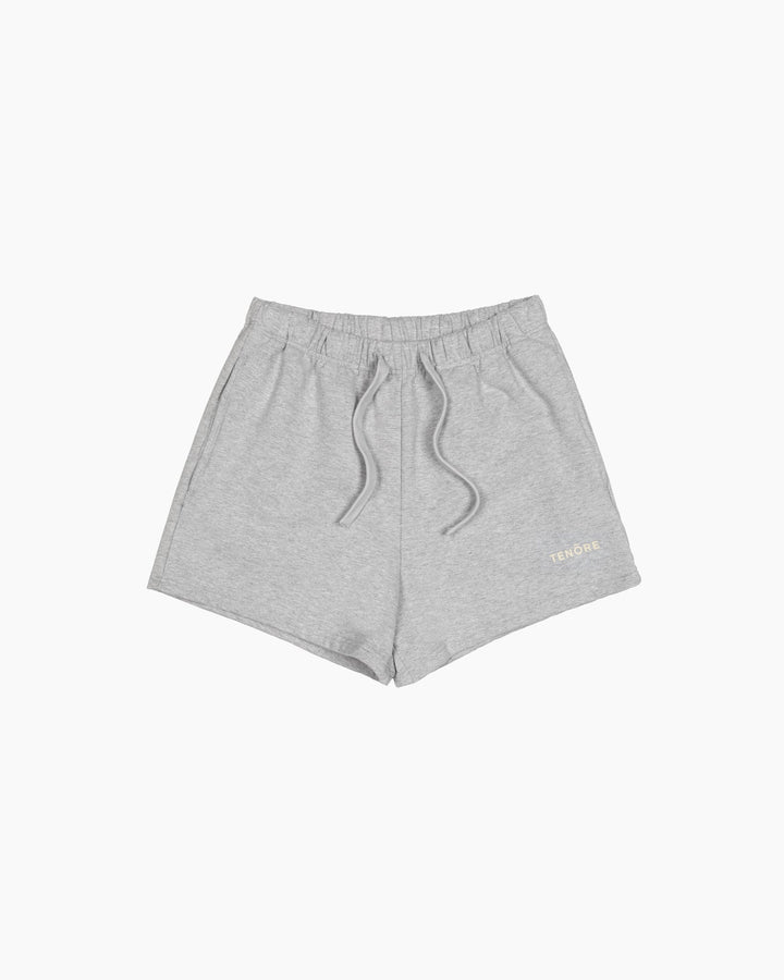 Tenore Logo Fleece Short - HEATHER GREY - Sun Diego Boardshop