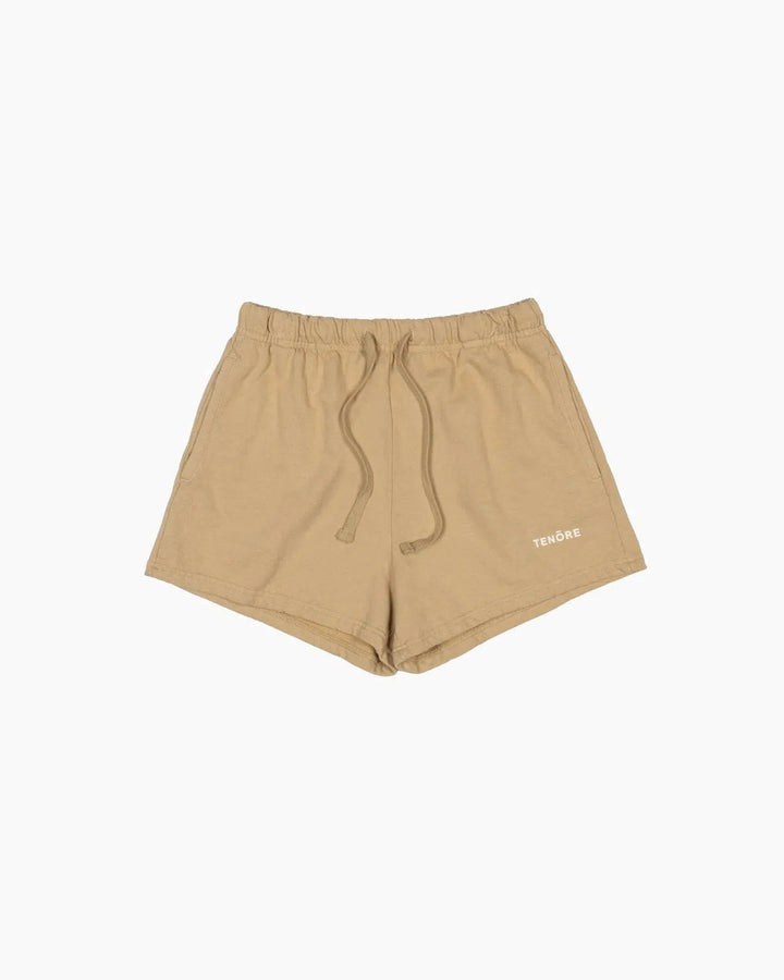 Tenore Logo Fleece Short - KHAKI - Sun Diego Boardshop