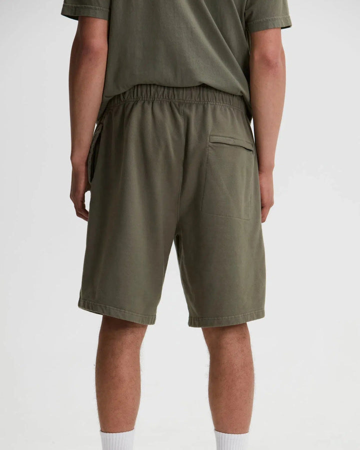 Tenore Logo Fleece Sweatshort - OLIVE - Sun Diego Boardshop