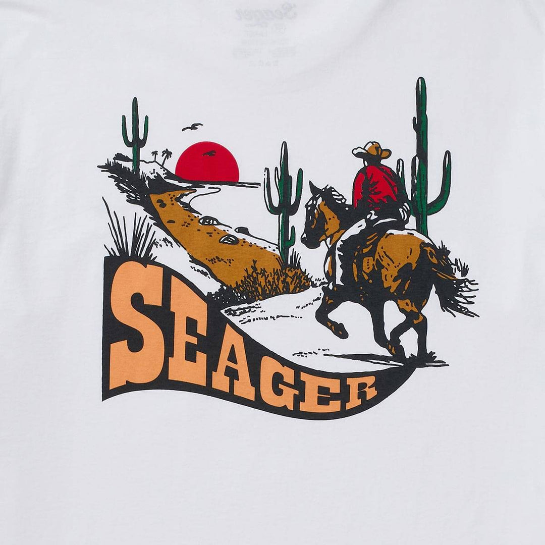 Seager Men's Long Ride Tee - White