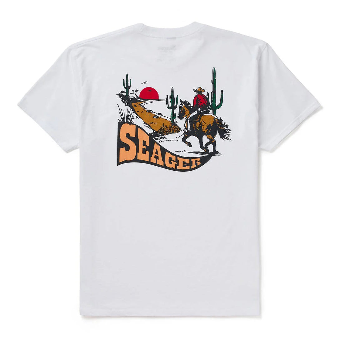 Seager Men's Long Ride Tee - White