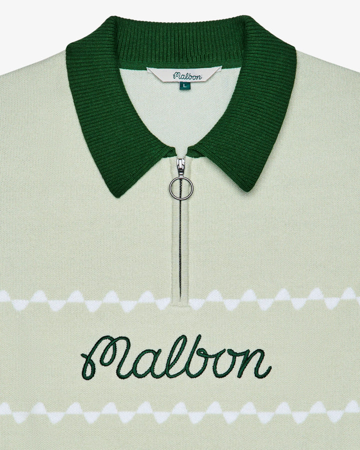 Malbon Men's Benny Polo - Green Tint - Sun Diego Boardshop