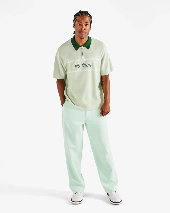 Malbon Men's Benny Polo - Green Tint - Sun Diego Boardshop