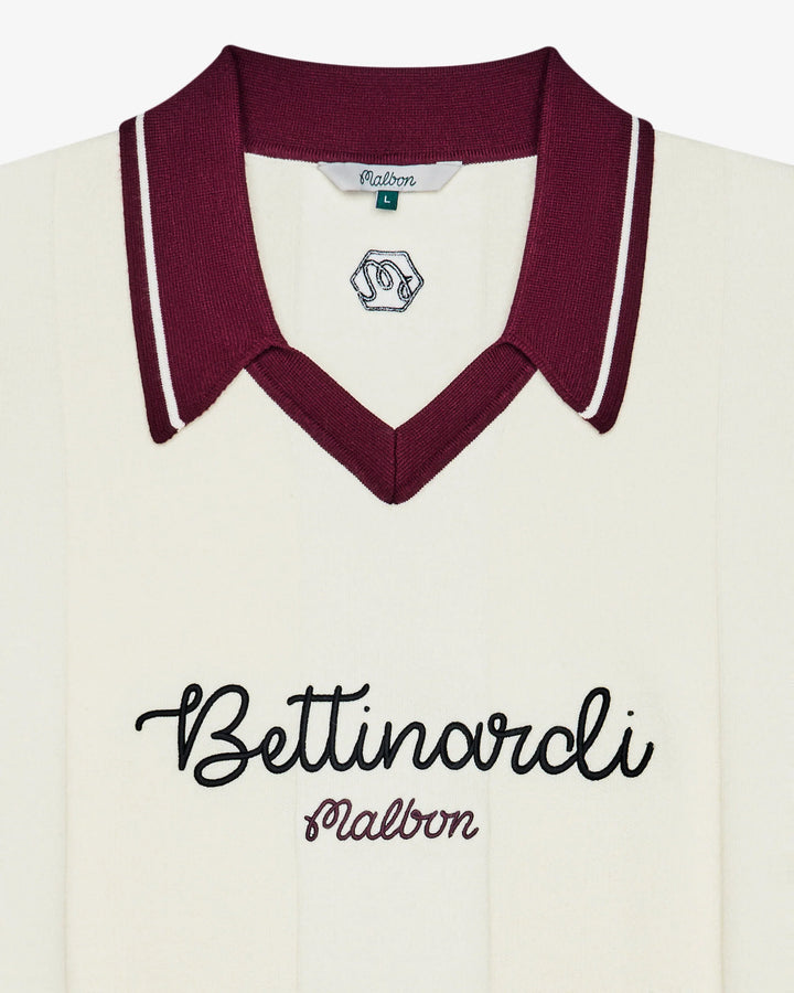 Malbon Men's Bettinardi Knit Polo - Egret - Sun Diego Boardshop