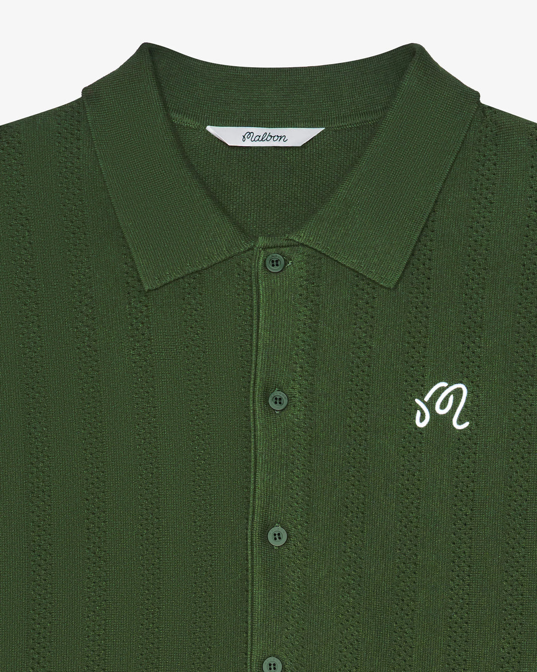 Malbon Men's Crosscut Polo - Rifle Green - Sun Diego Boardshop