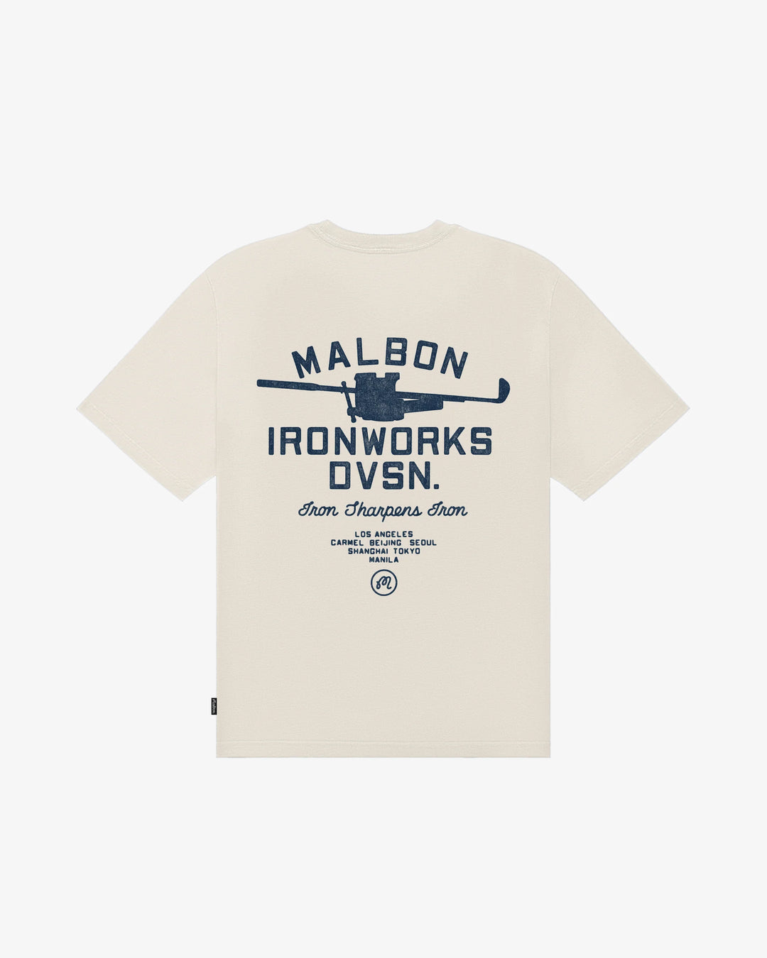Malbon Men's Vista Ironworks Tee - Ivory - Sun Diego Boardshop