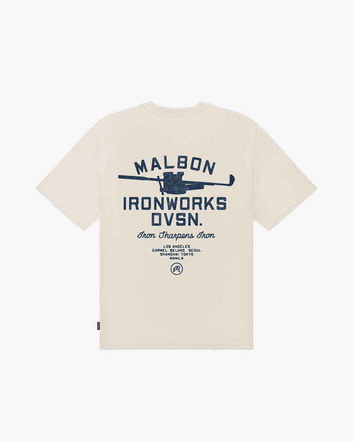 Malbon Men's Vista Ironworks Tee - Ivory - Sun Diego Boardshop