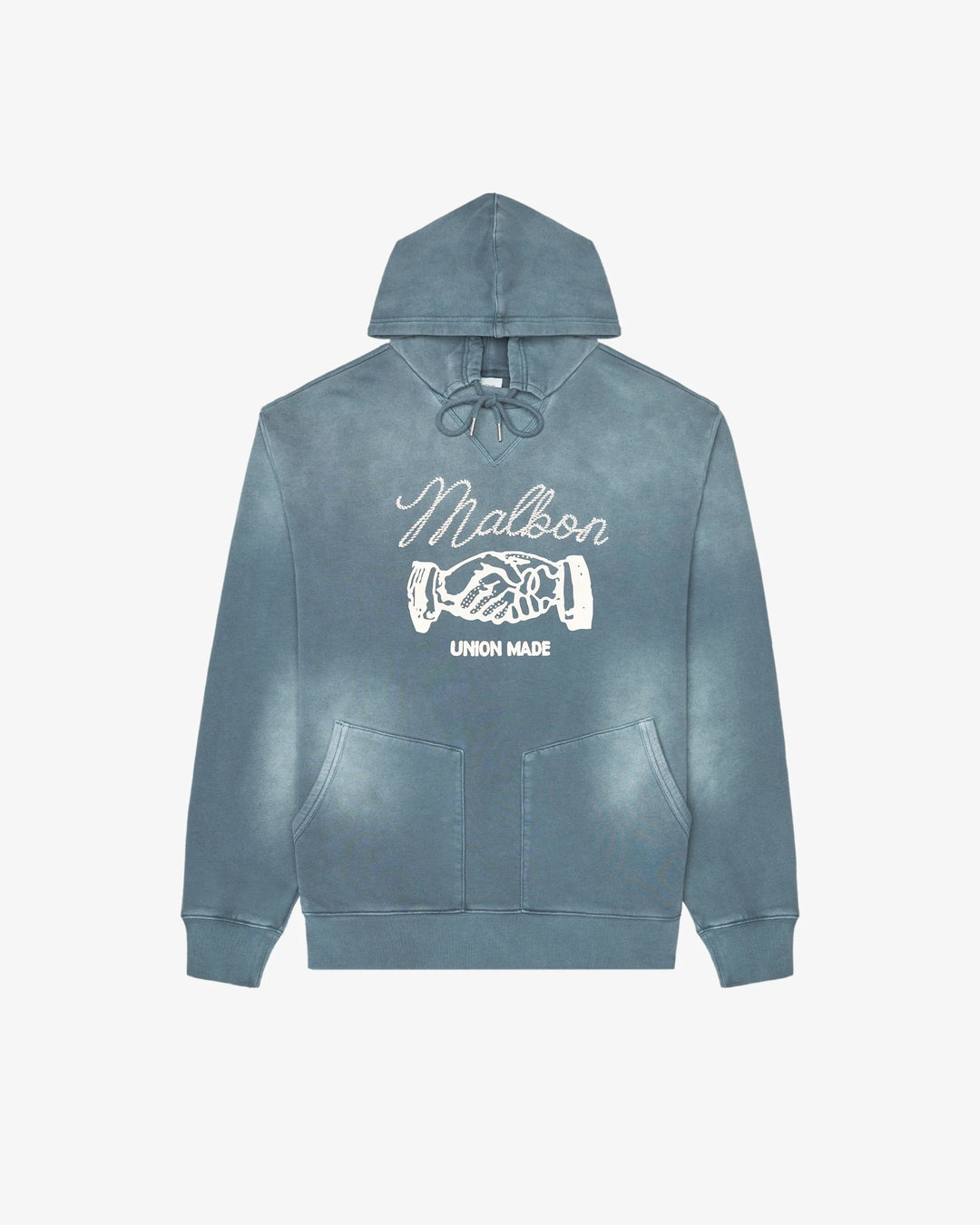 Malbon Men's Union Made Hoodie - Dusty Navy - Sun Diego Boardshop