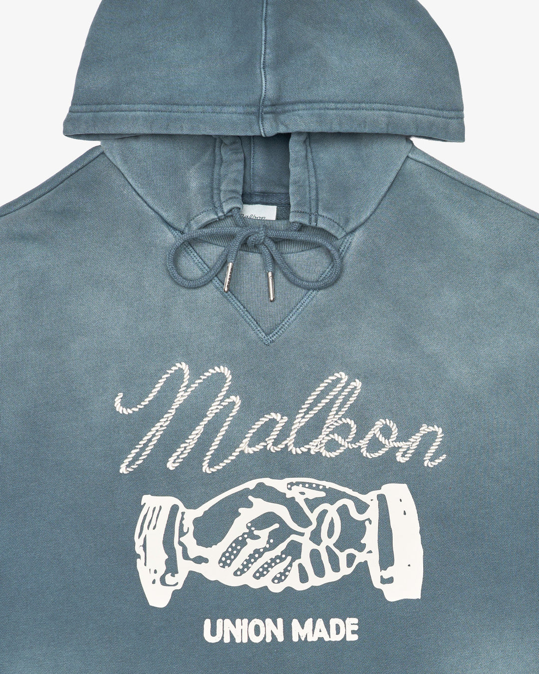 Malbon Men's Union Made Hoodie - Dusty Navy - Sun Diego Boardshop