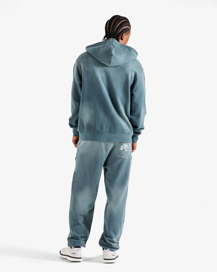 Malbon Men's Union Made Hoodie - Dusty Navy - Sun Diego Boardshop