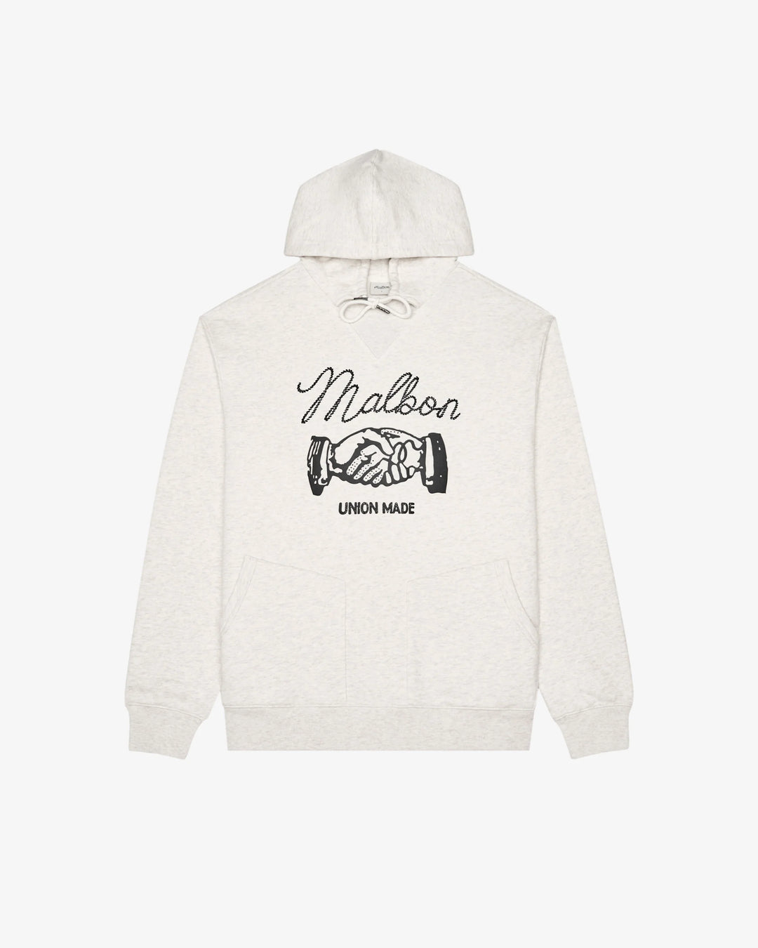 Malbon Men's Union Made Hoodie - Heather Oatmeal - Sun Diego Boardshop