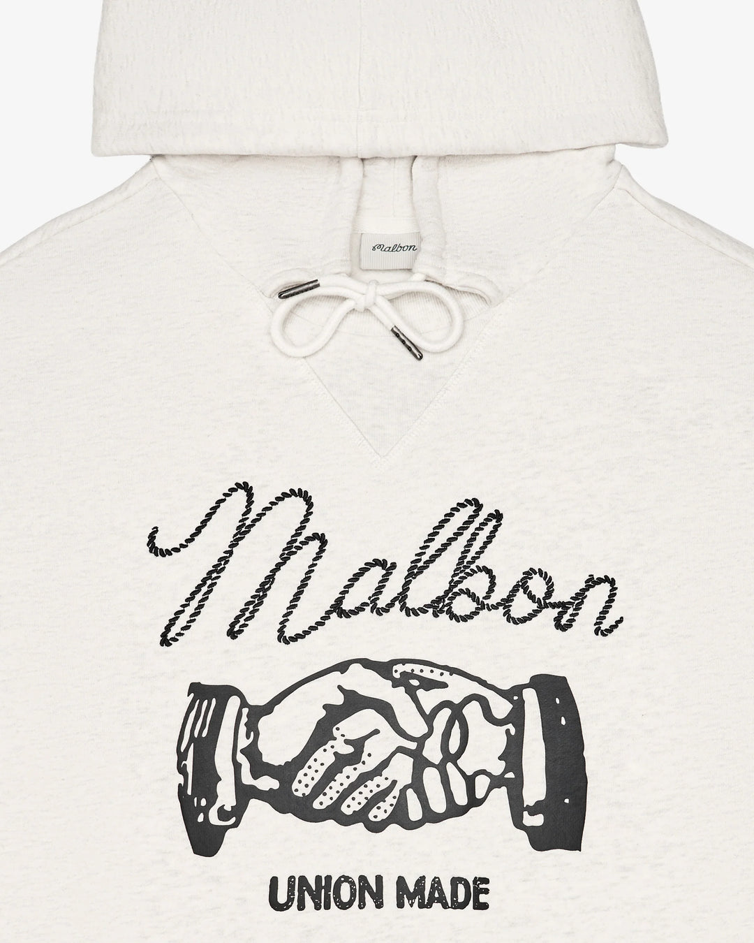 Malbon Men's Union Made Hoodie - Heather Oatmeal - Sun Diego Boardshop