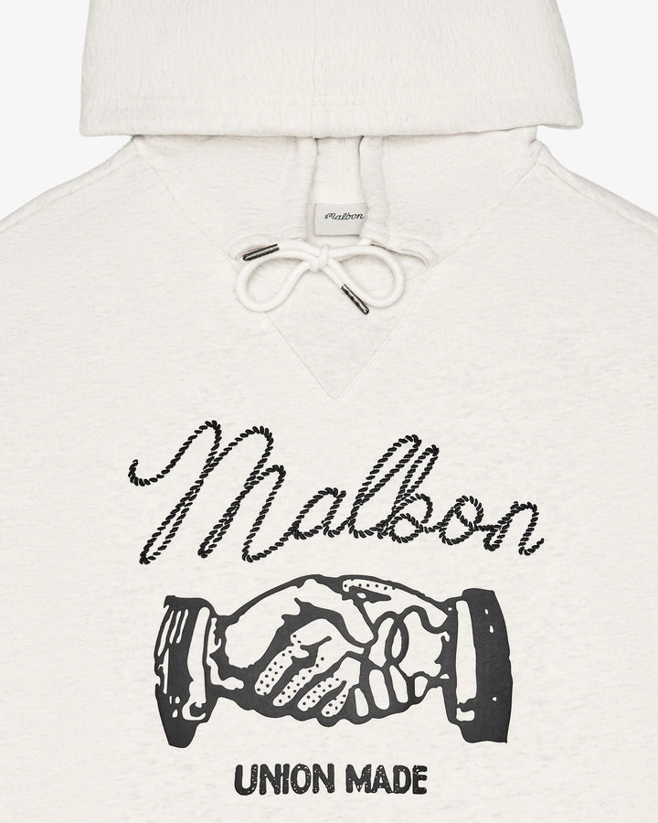 Malbon Men's Union Made Hoodie - Heather Oatmeal - Sun Diego Boardshop