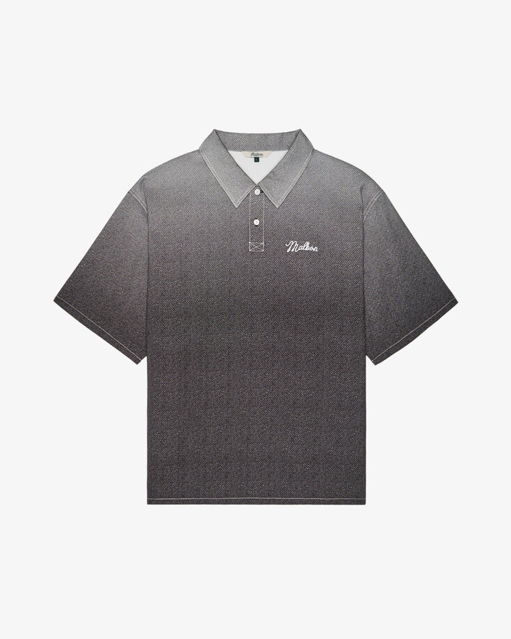 Malbon Men's Ironfade Polo - Black - Sun Diego Boardshop