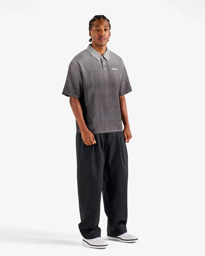 Malbon Men's Ironfade Polo - Black - Sun Diego Boardshop
