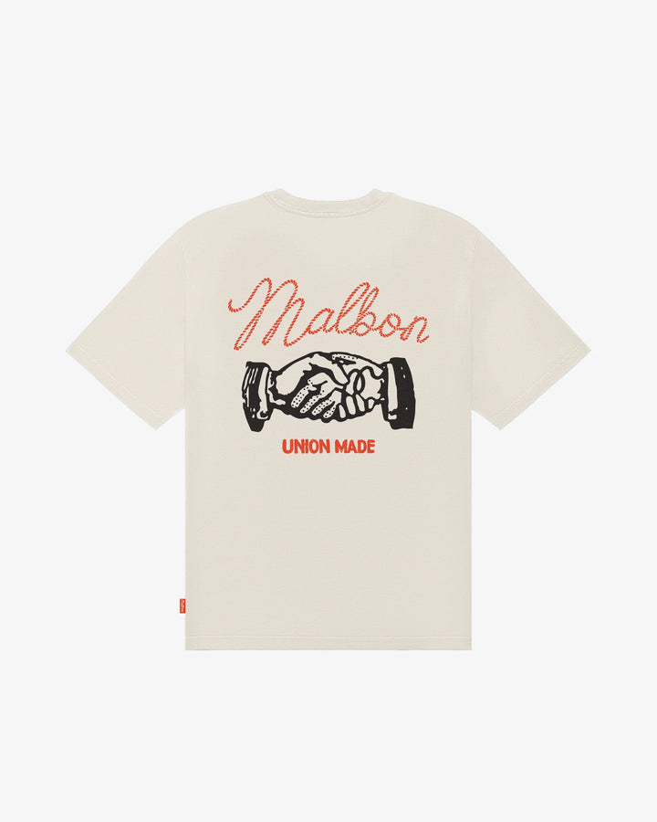 Malbon Men's Vista Union Made Tee - Ivory - Sun Diego Boardshop