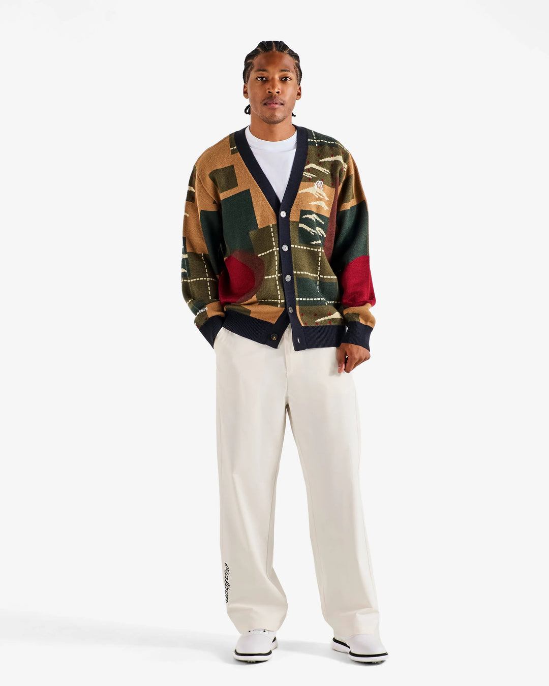 Malbon Men's Edo Cardigan - Multi - Sun Diego Boardshop