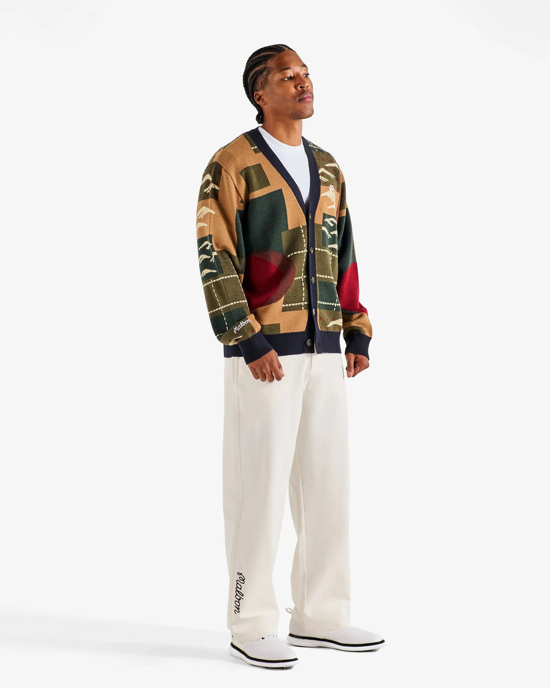 Malbon Men's Edo Cardigan - Multi - Sun Diego Boardshop