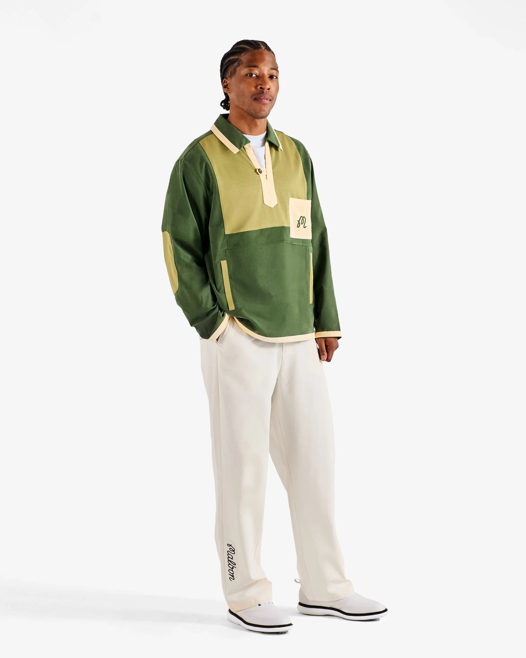Malbon Men's Repair Pullover - Vintage Olive - Sun Diego Boardshop