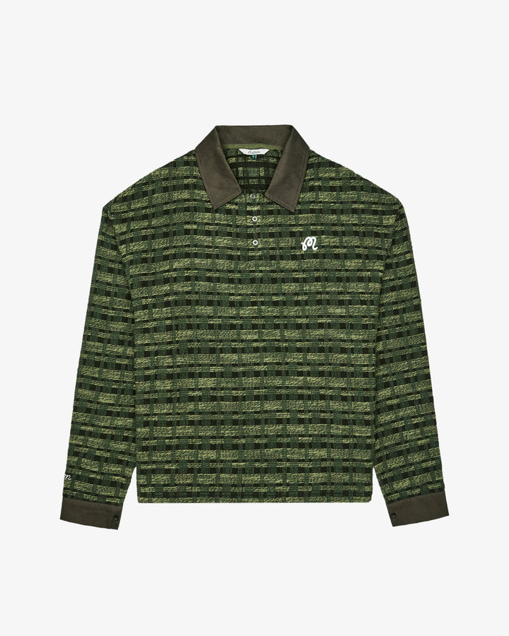 Malbon Men's Wabi Polo - Olive - Sun Diego Boardshop