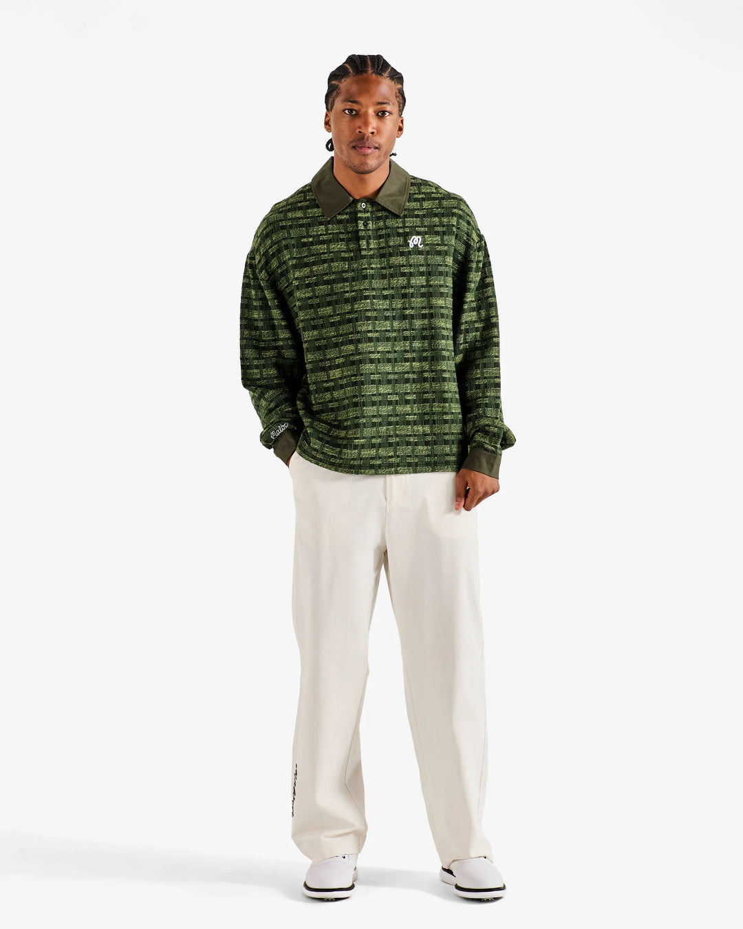 Malbon Men's Wabi Polo - Olive - Sun Diego Boardshop