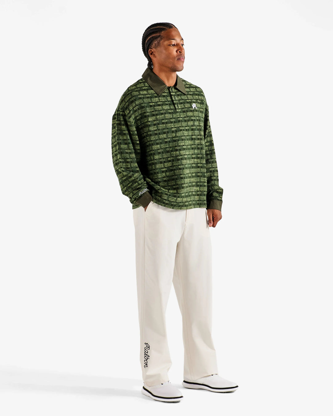 Malbon Men's Wabi Polo - Olive - Sun Diego Boardshop