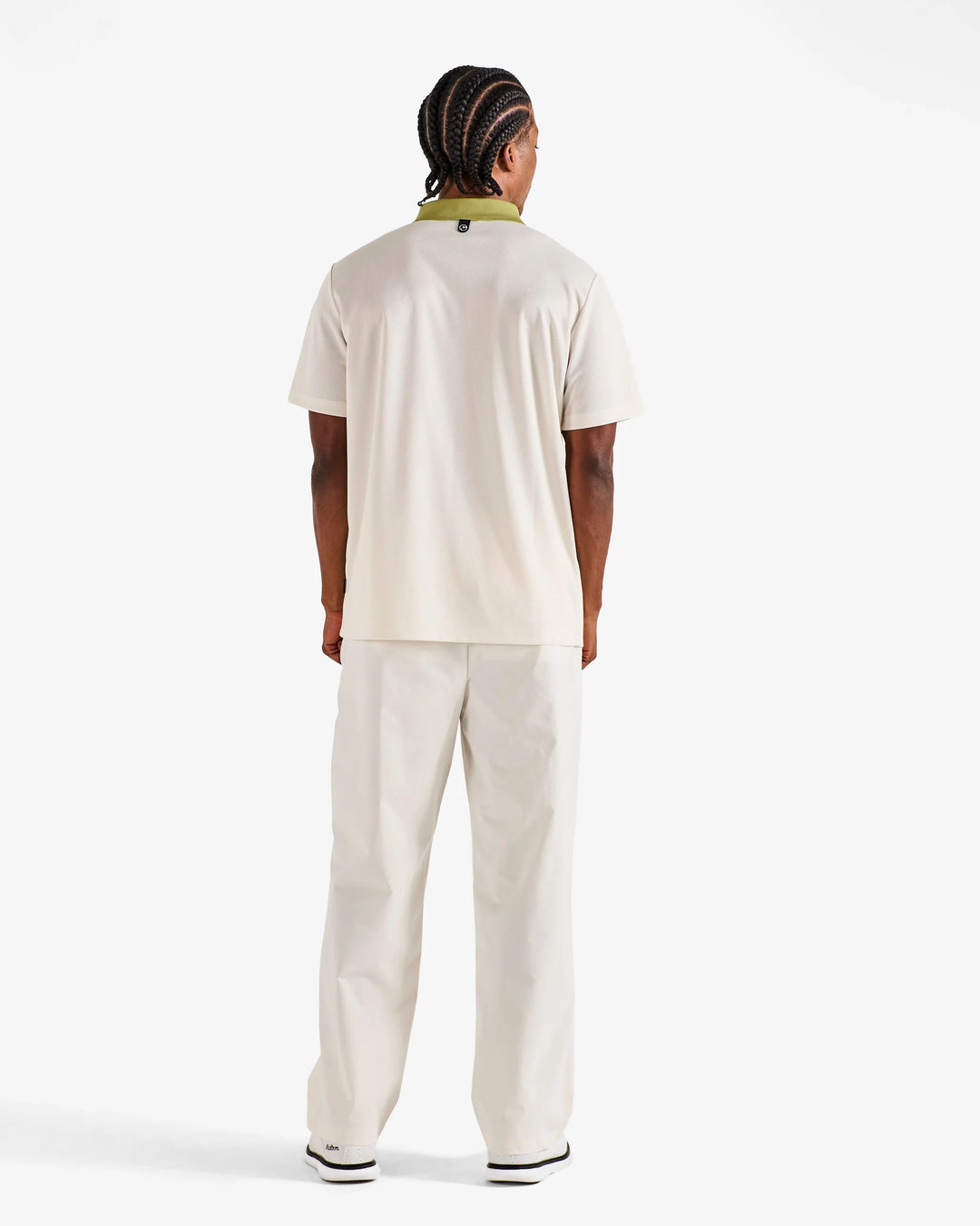 Malbon Men's Fairway Hex Polo - Ivory - Sun Diego Boardshop