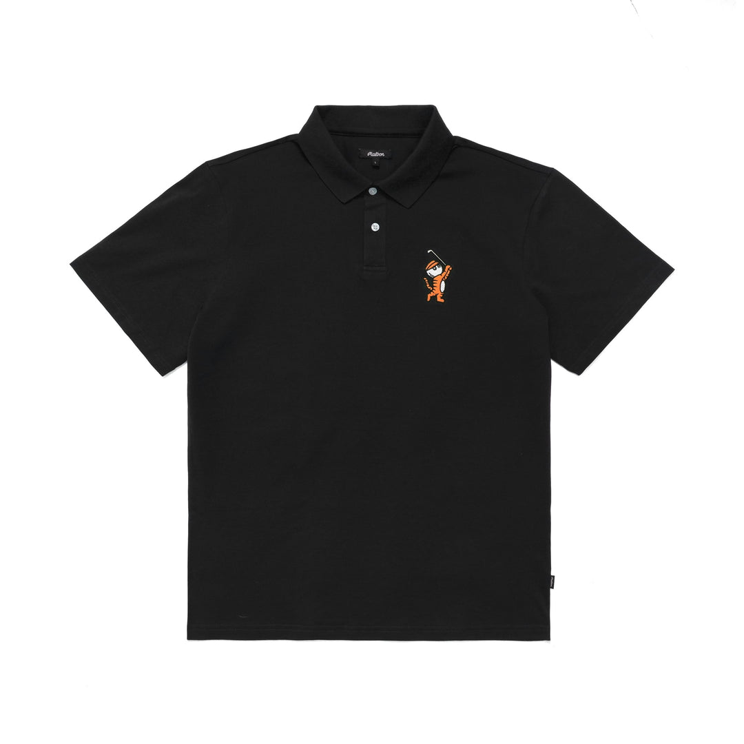 Malbon Golf Tiger Buckets Polo - BLACK - Sun Diego Boardshop