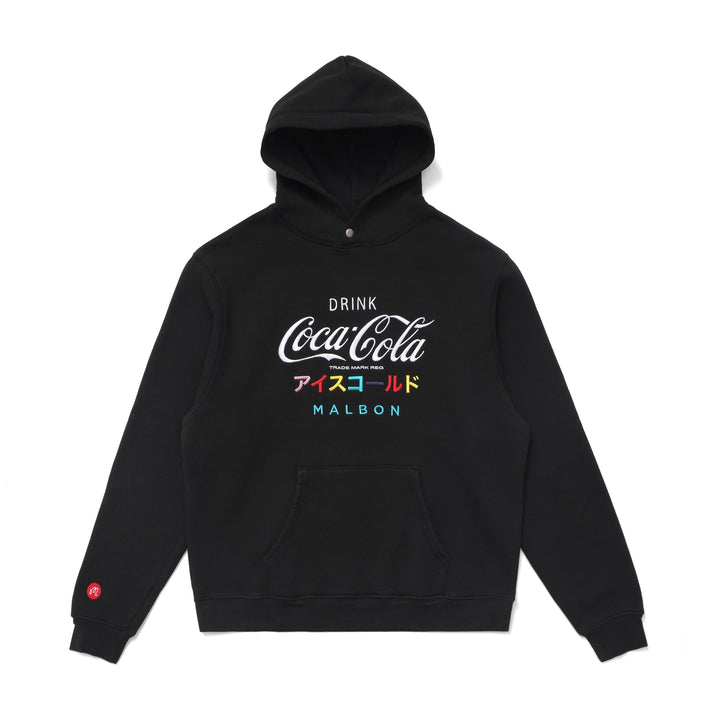 Malbon Golf X COCA COLA ICE COLD HOODIE - BLACK - Sun Diego Boardshop