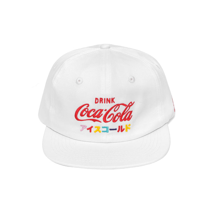 Malbon Golf X COCA COLA ICE COLD PAINTERS HAT - WHITE - Sun Diego Boardshop