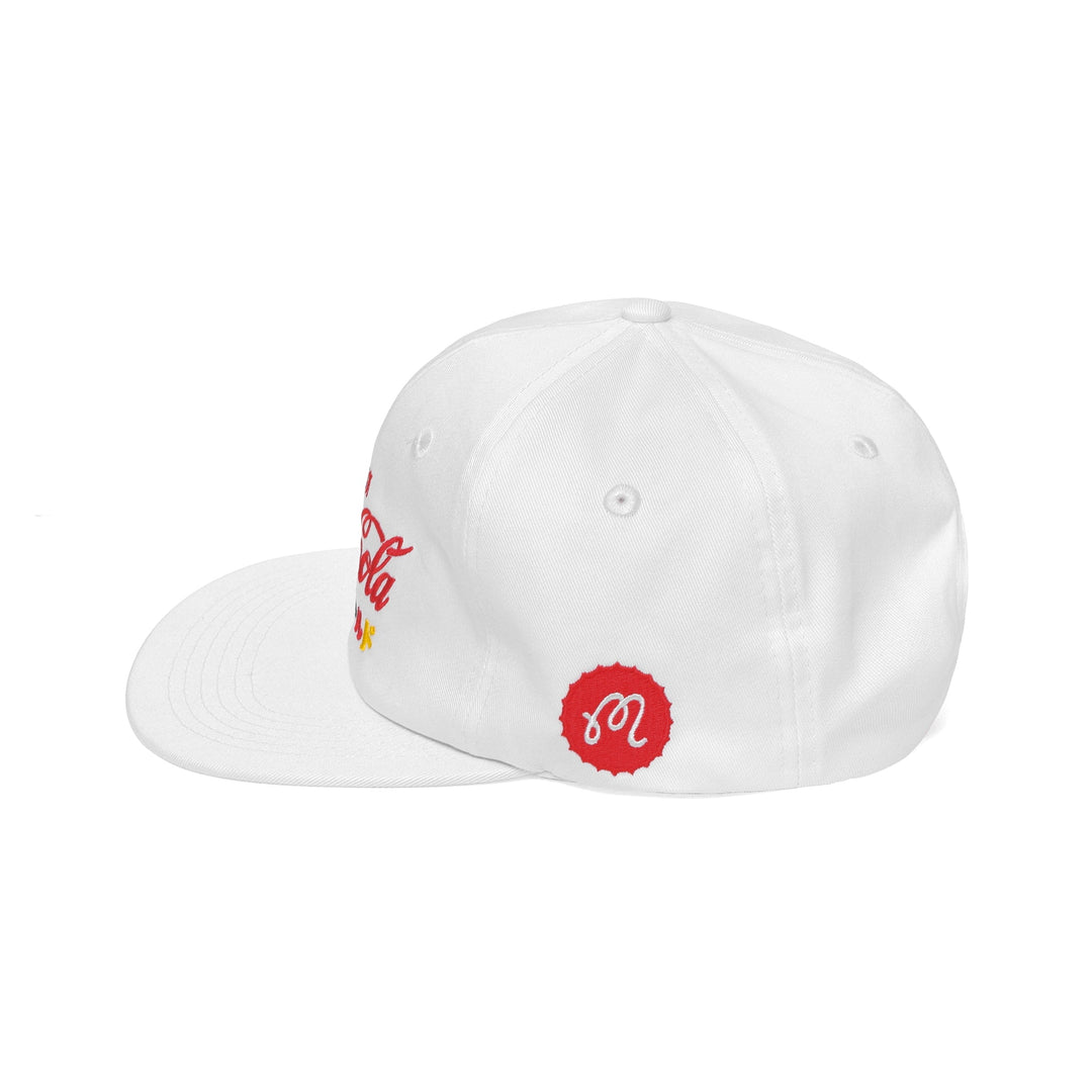 Malbon Golf X COCA COLA ICE COLD PAINTERS HAT - WHITE - Sun Diego Boardshop