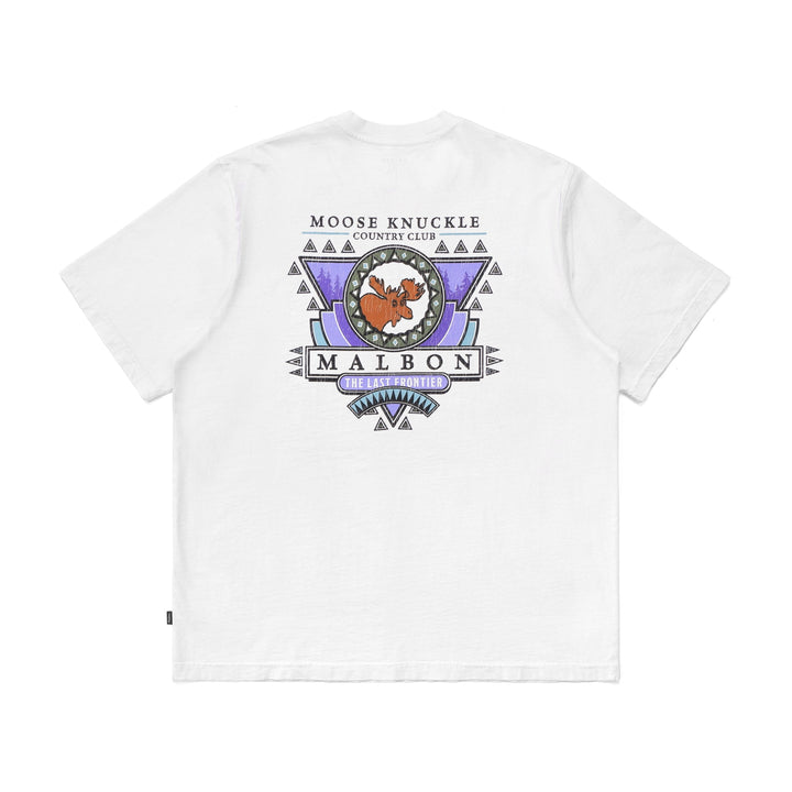 Malbon Golf Moose SS Pocket Tee - WHITE - Sun Diego Boardshop