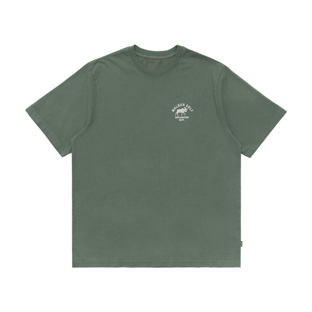 Malbon Exploration Dept Ss Tee - Moss - Sun Diego Boardshop