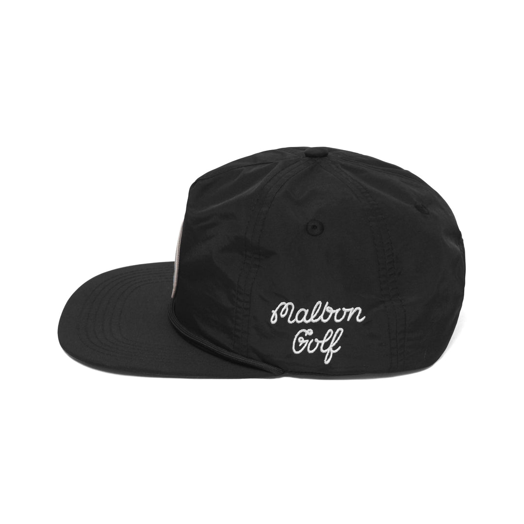 Malbon Golf EXPLORATION DEPT. NYLON ROPE HAT - BLACK - Sun Diego Boardshop