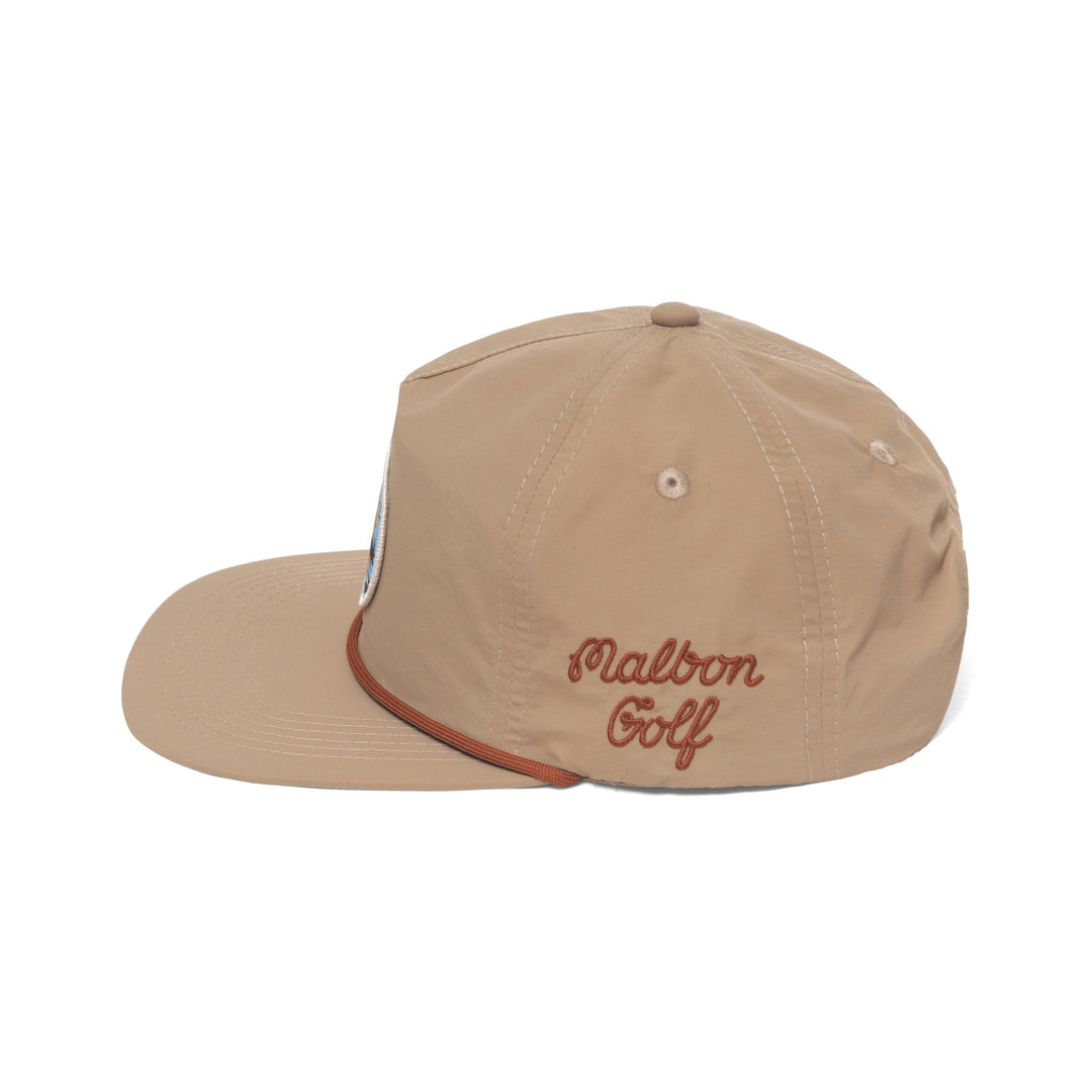 Malbon Golf EXPLORATION DEPT. NYLON ROPE HAT - KHAKI - Sun Diego Boardshop