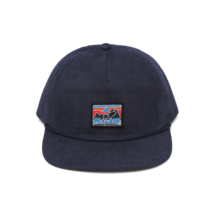 Malbon Golf GLACIER CORDUROY ROPE HAT - NAVY - Sun Diego Boardshop