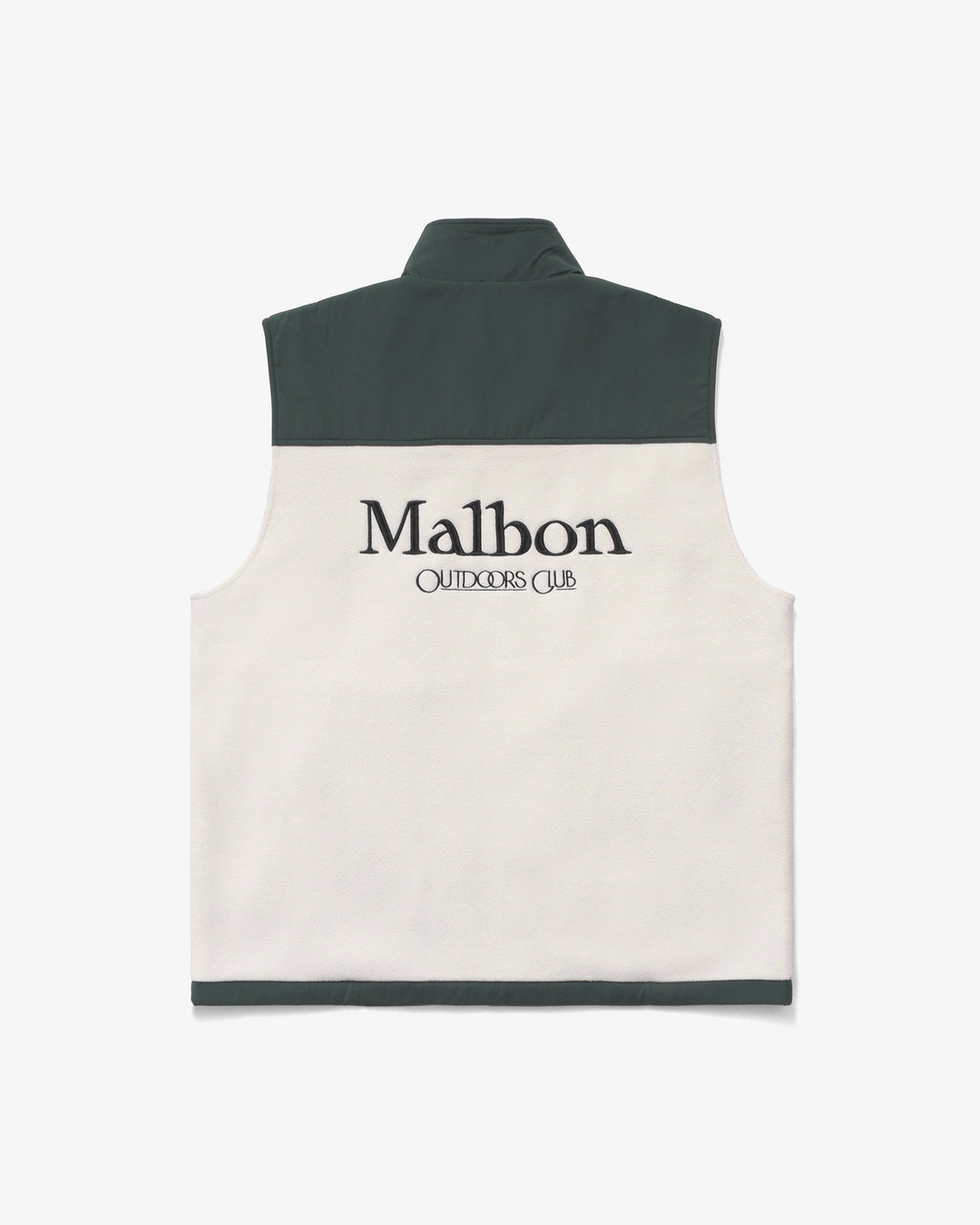 Malbon Golf Backcountry Polar Fleece Vest - FOREST/IVORY - Sun Diego Boardshop