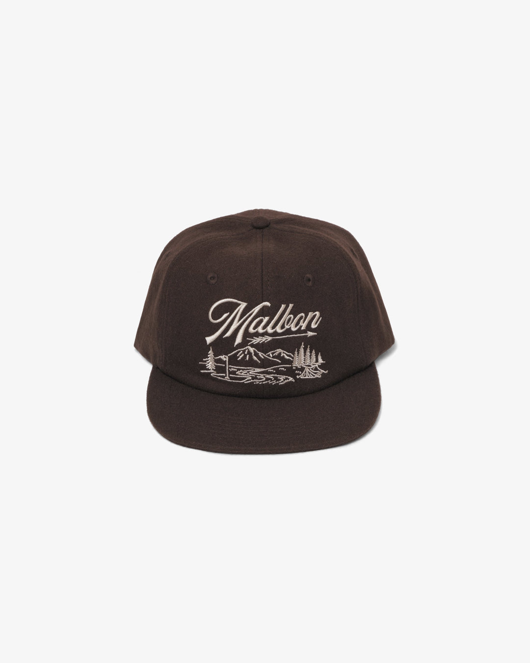 Malbon Golf HIGHLAND WOOL PAINTERS HAT - BROWN - Sun Diego Boardshop