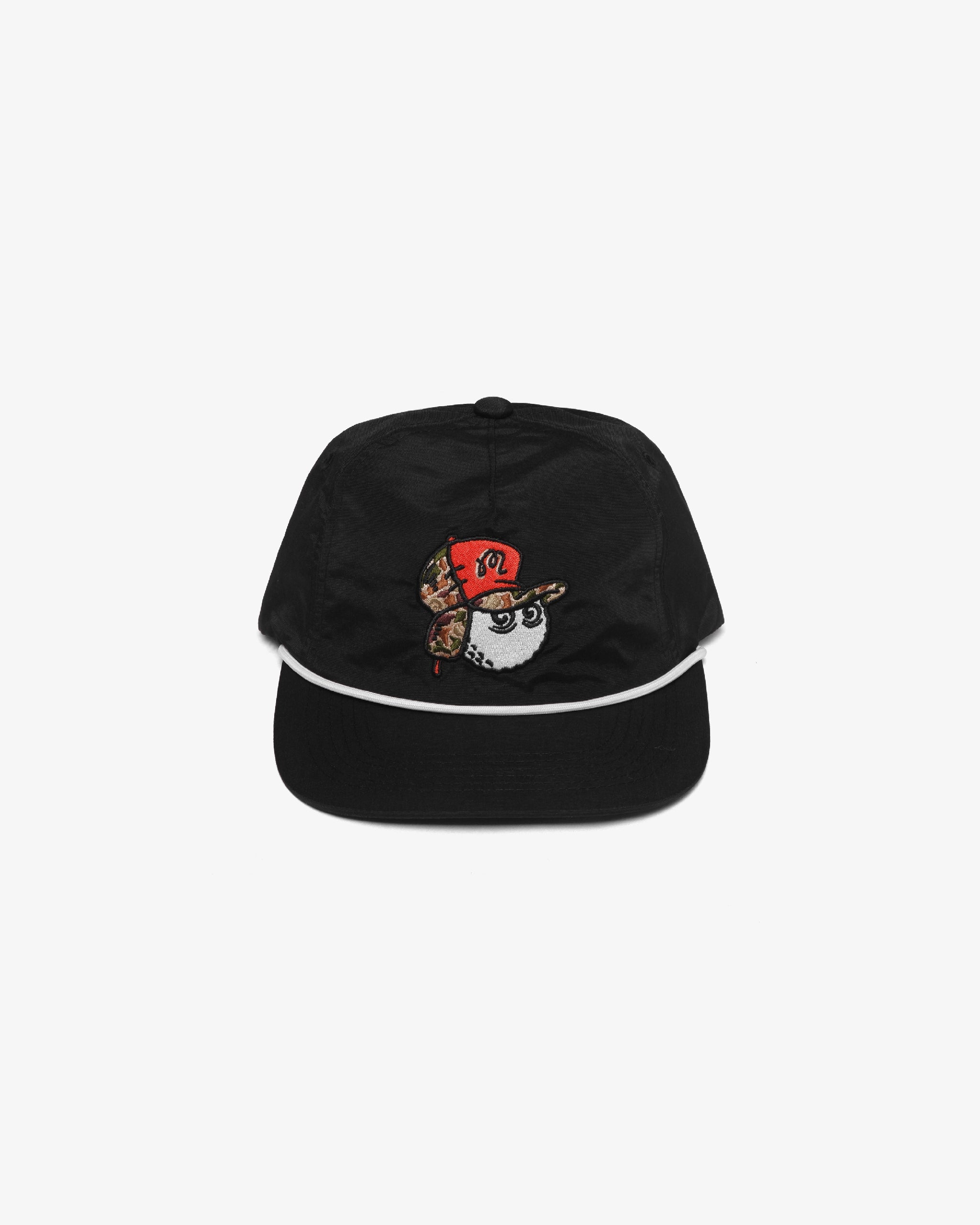 Malbon Fudd Buckets Nylon Rope Hat - Black | Sun Diego Boardshops