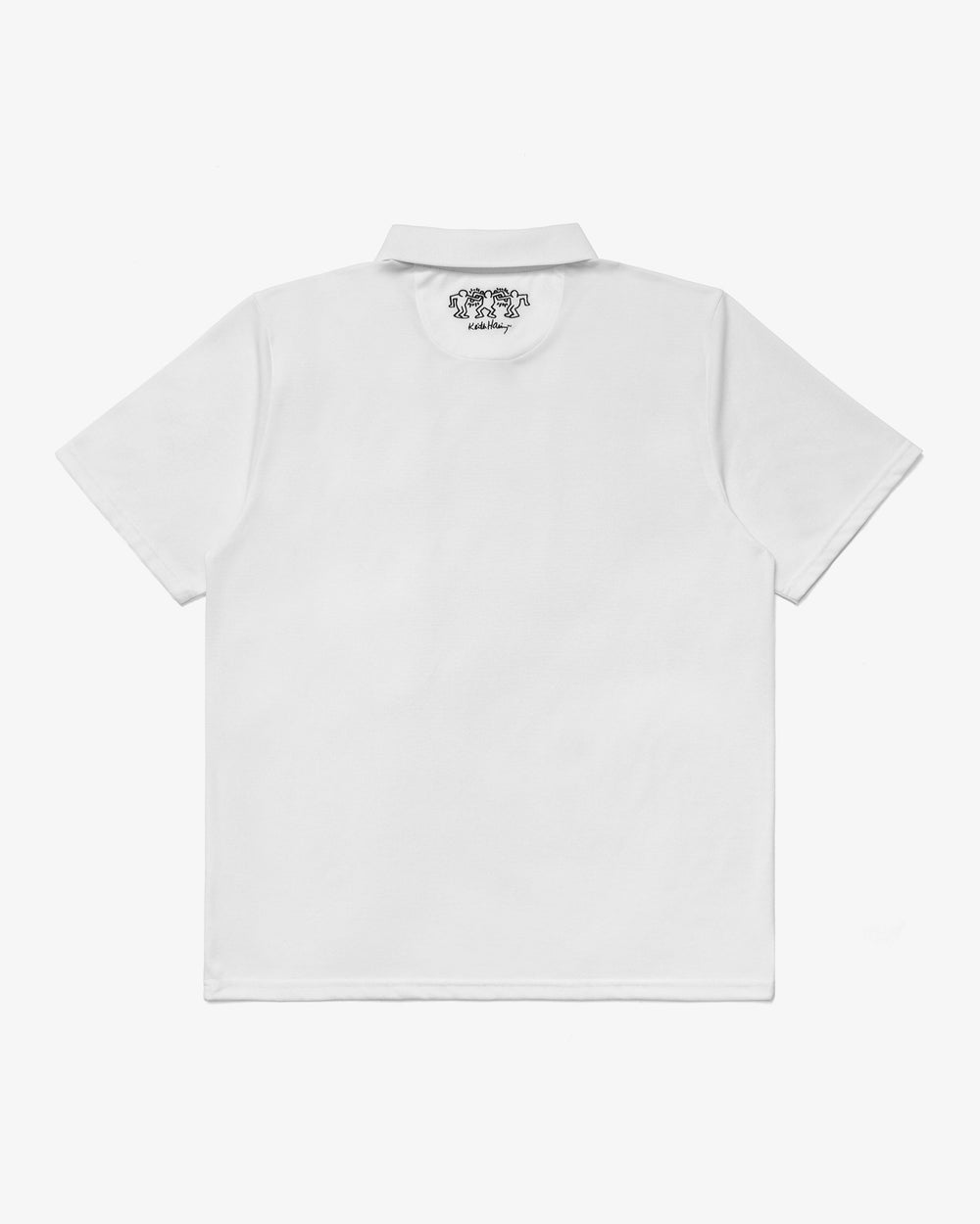 Malbon X Keith Haring Performance Pique Polo - White - Sun Diego Boardshop