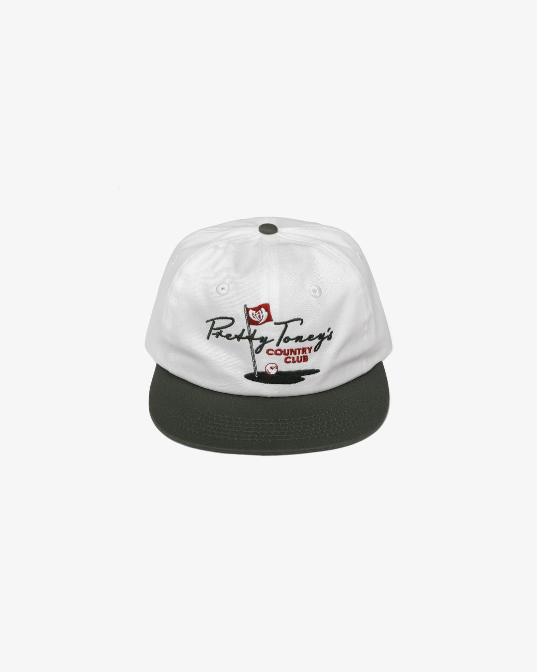 Malbon Golf MALBON X GHOSTFACE PRETTY TONEY PAINTERS HAT - WHITE - Sun Diego Boardshop