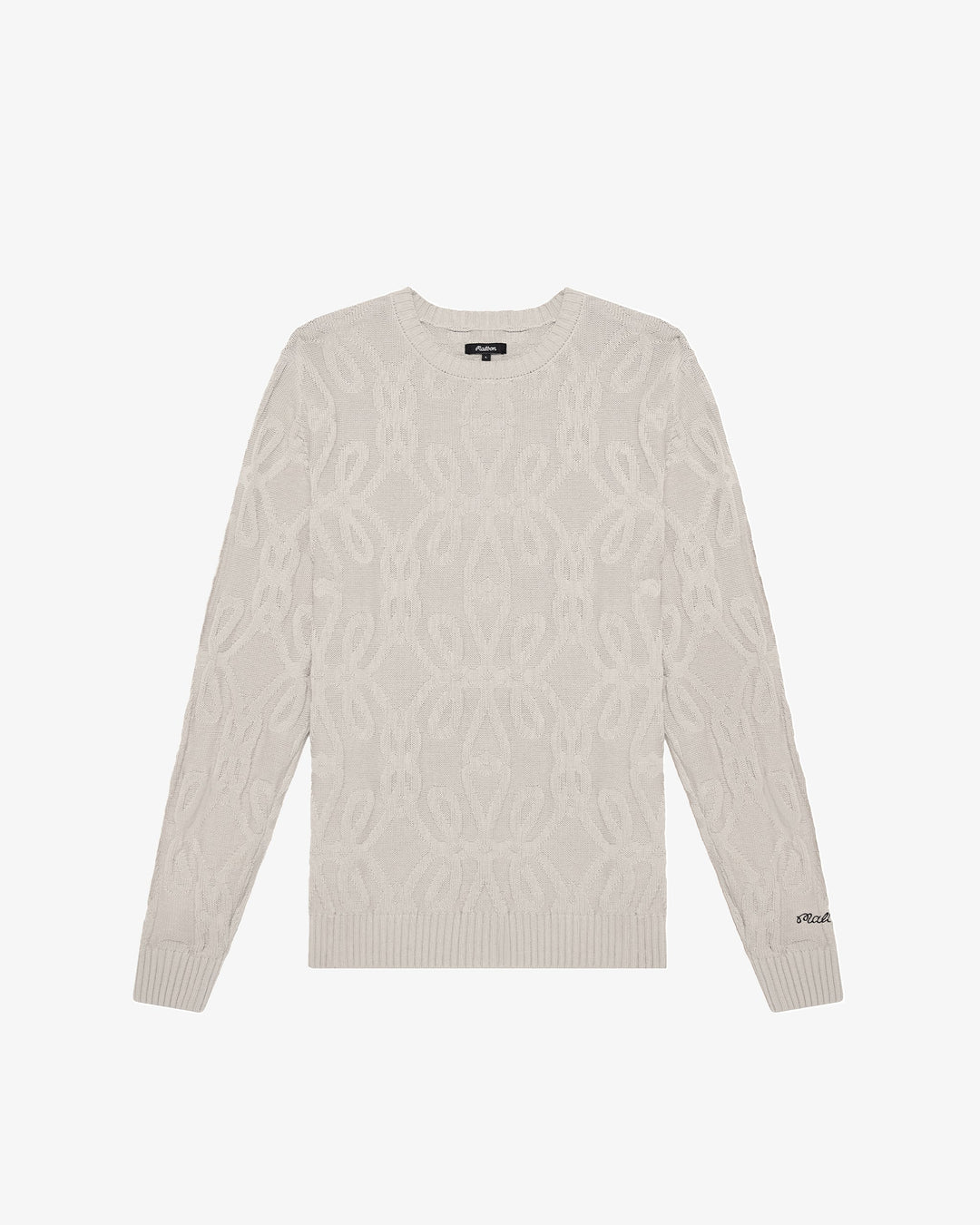 Malbon Golf MONACO KNIT SWEATER - IVORY - Sun Diego Boardshop