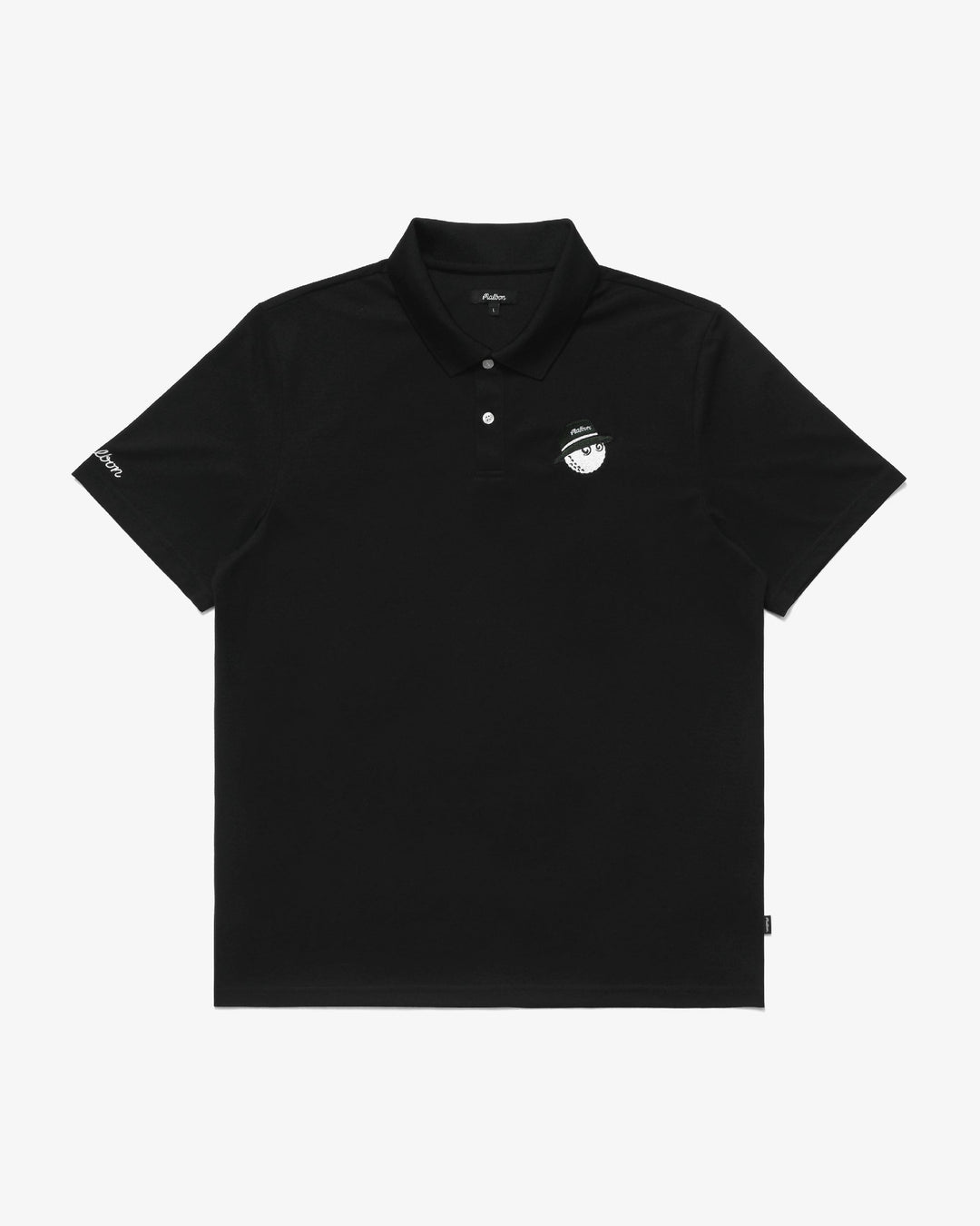 Malbon Golf Cooper Core Polo - BLACK - Sun Diego Boardshop