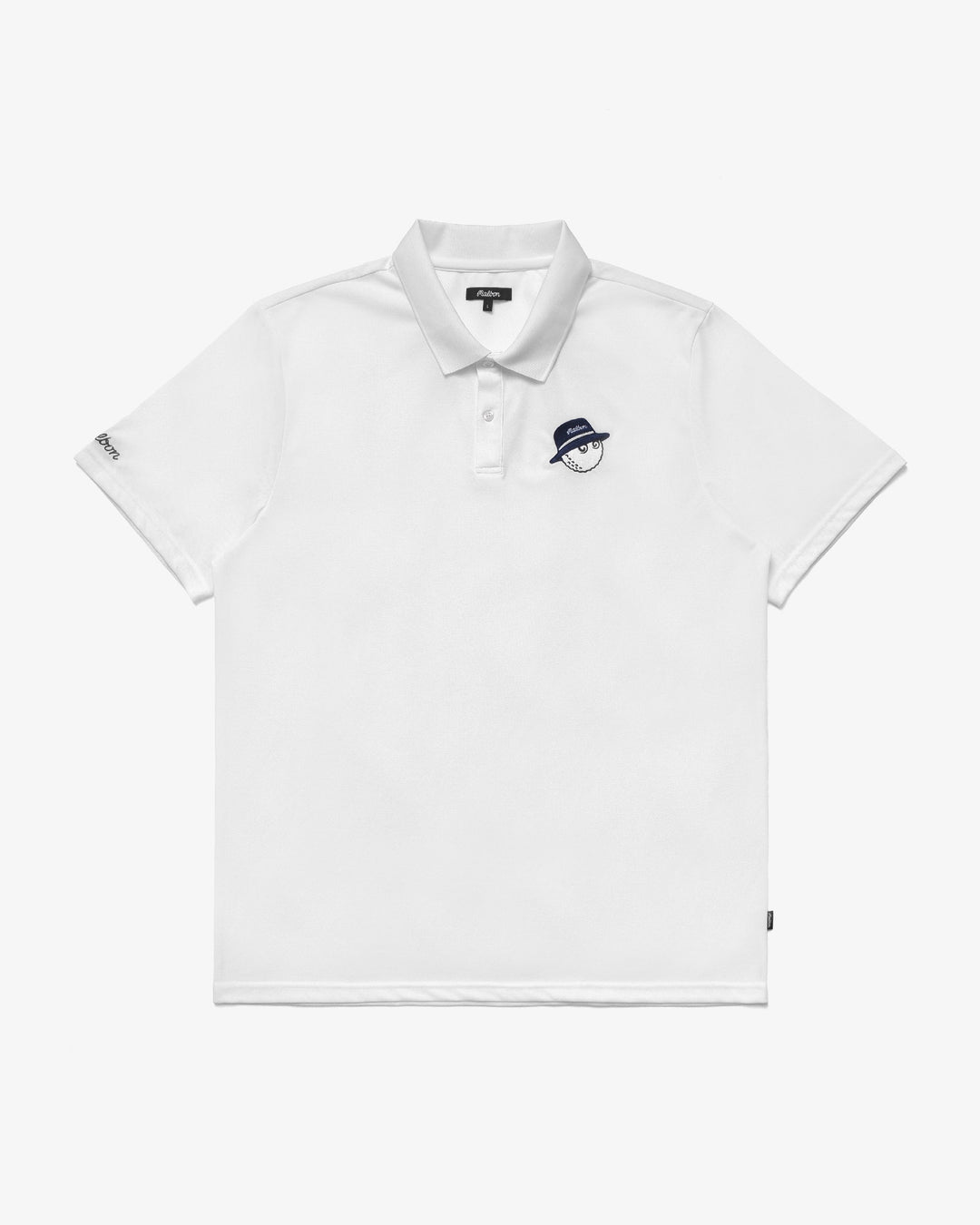 Malbon Golf Cooper Core Polo - WHITE - Sun Diego Boardshop