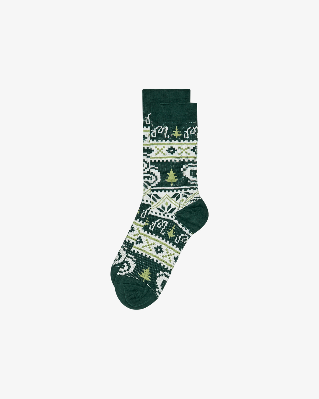 Malbon Douglas Fair Isle Sock - Forest - Sun Diego Boardshop