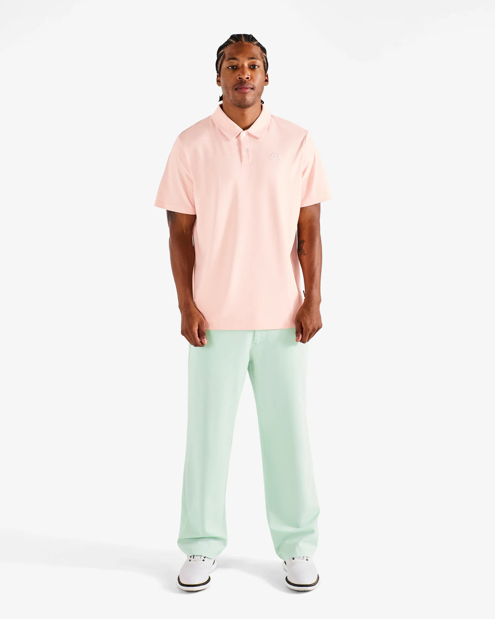 Malbon Men's Fairway Polo - Rosy Touch - Sun Diego Boardshop
