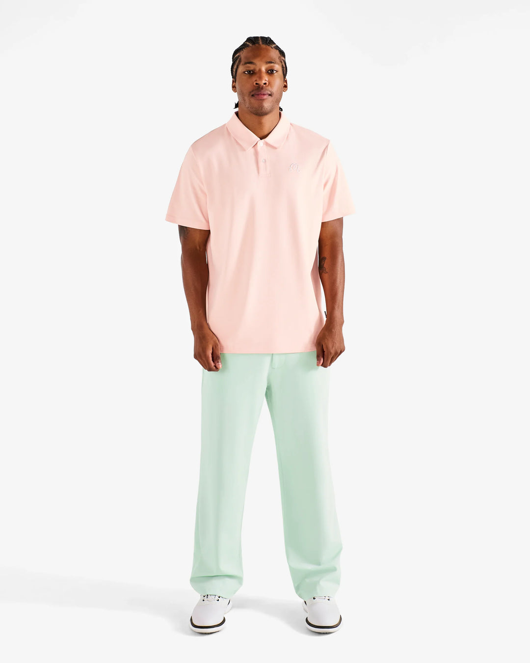 Malbon Men's Fairway Polo - Rosy Touch - Sun Diego Boardshop